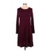 Old Navy Casual Dress - Sweater Dress: Burgundy Solid Dresses - Women's Size Small