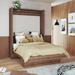 Oakland Living Easy Lift Brazilian Queen Contemporary Murphy Bed with Shelf