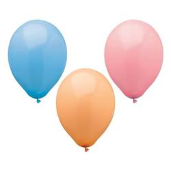 10er-Pack Luftballons »Pastel« farbig sortiert mehrfarbig, Papstar