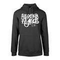 Men's Levelwear Black Philadelphia Flyers Podium Graffiti Fleece Pullover Hoodie