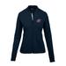 Women's Levelwear Navy Columbus Blue Jackets Ezra Icon Mantra Full-Zip Jacket