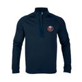 Youth Levelwear Navy New York Islanders Cali Insignia Quarter-Zip Pullover Top