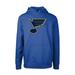 Youth Levelwear Royal St. Louis Blues Team Podium Core Fleece Pullover Hoodie