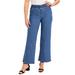 Plus Size Women's Contour Denim Wide-Leg Jean by June+Vie in Medium Wash (Size 22 W)