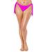 Plus Size Women's Side Tie Swim Brief by Swimsuits For All in Very Fuchsia (Size 10)
