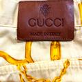 Gucci Jeans | Gucci 1990s Horse Bit High Waisted Yellow & Gold Jeans - Italian Size 44 | Color: Gold/Yellow | Size: 28