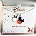 Disney Jewelry | Disney Mickey & Minnie Necklace (Made For Each Other) | Color: Silver | Size: Os