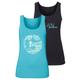 Tanktop OCEAN SPORTSWEAR Gr. 36, blau (schwarz, türkis) Damen Tops Strandtops