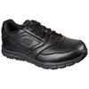 Berufsschuh SKECHERS "NAMPA" Gr. 48,5, schwarz, 48,5, Lederimitat, Schuhe, Schnürschuh für Gastronomie mit rutschfhemmender Laufsohle