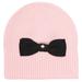 Kate Spade Accessories | Kate Spade New York Grosgrain Bow Knit Wool Beanie Nwt | Color: Black/Pink | Size: Os