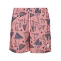 Badeshorts URBAN CLASSICS "Herren Pattern Swim Shorts" Gr. S, US-Größen, bunt (yacht aop) Herren Badehosen Badeshorts