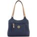 Giani Bernini Bags | Giani Bernini Womens Pebbled 4 Poster Tote,Navy,One Size | Color: Blue | Size: Os