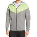 Nike Jackets & Coats | Nike Mens Track And Field Woven Full Zip Hooded Jacket,Grey/Neon Yellow,Medium | Color: Gray | Size: M