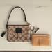 Coach Bags | Coach Coin Purse & Wallet | Color: Brown/Cream | Size: Os