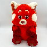 Disney Toys | Disney Parks Turning Red Panda Mei Plush 16" Stuffed Animal Toy Doll Pixar Soft | Color: Orange/Red | Size: Osbb