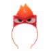 Disney Accessories | Disney Parks Inside Out Anger Light Up Ears Headband - New | Color: Red/Yellow | Size: Os