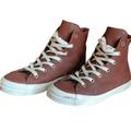 Converse Shoes | Converse Brick Red Clay Rust Ctas High Top Sneakers Leather Reptile | Color: Brown/Red | Size: 9