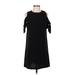 J by J.O.A. Casual Dress: Black Solid Dresses - New - Women's Size X-Small