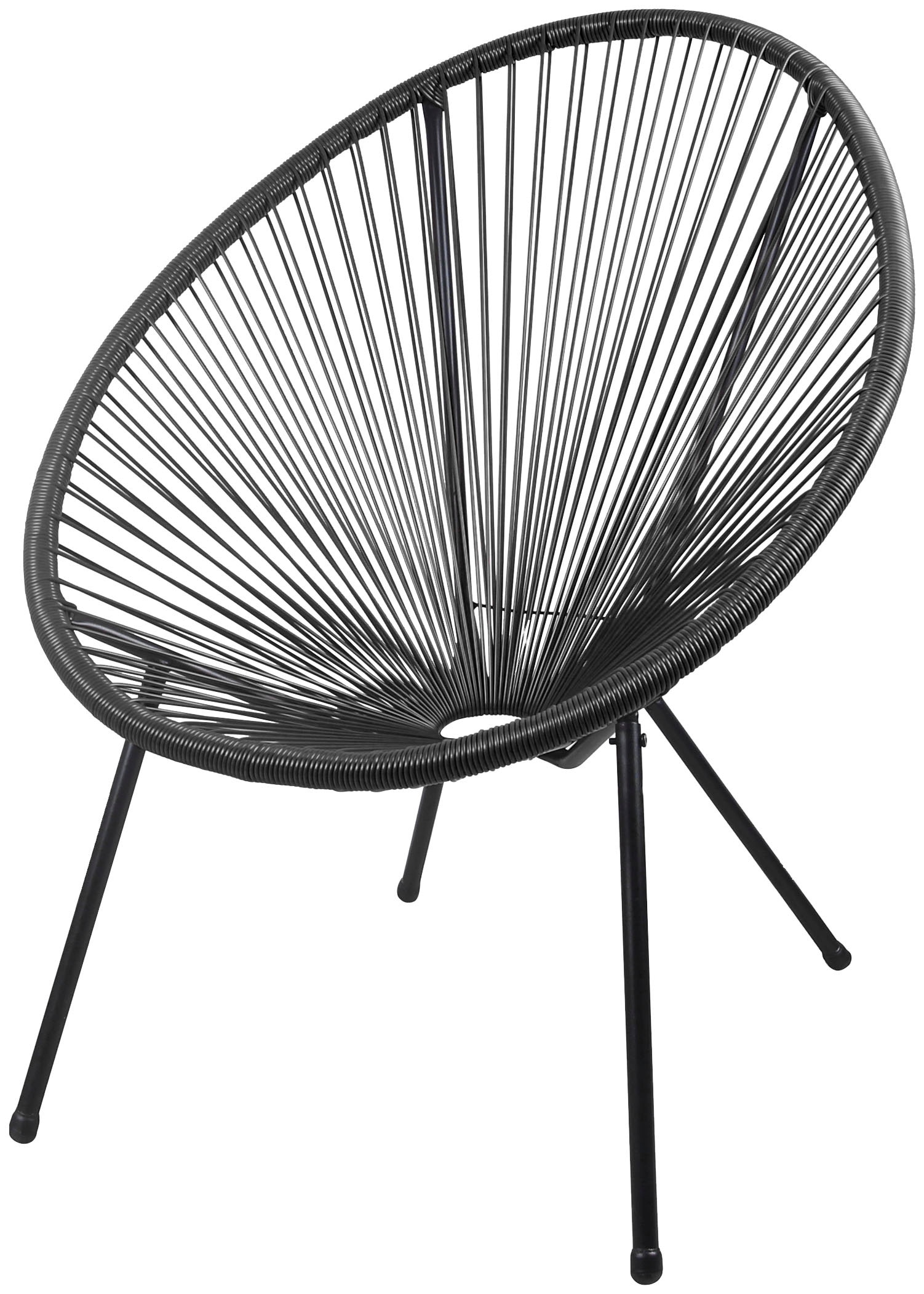 Gartensessel GARDEN PLEASURE "Dalida", schwarz, B:73cm H:93cm T:73cm, Sessel Image