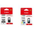 Canon Original PG-560XL Black and CL-561XL Colour Bundle