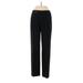 Nine West Dress Pants - Low Rise Straight Leg Boyfriend: Black Bottoms - Women's Size 0 Petite