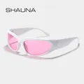 SHAUNA-Lunettes de soleil ovales pour le sport protection UV400 à la mode