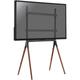 Support chevalet design scandinave pour tv 49''- 70'' noir/noyer - Noir