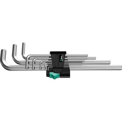 Wera 950 L/9 sm n Innen-Sechskant Winkelschraubendreher-Set 1.5 mm, 2 mm, 2.5 mm, 3 mm, 4 mm, 5 mm,