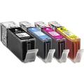 Encre remplace Canon PGI-550PGBK xl, CLI-551C xl, CLI-551M xl, CLI551Y xl compatible pack bundle