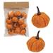 12/Pack Burlap Pumpkins 1.5"