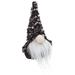 Black Sequin Santa Gnome - Small - 2.5"L x 2.5"W x 6"H