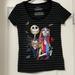 Disney Tops | Disney Store Nbc Jack And Sally Stripped Shirt (Pre-Owned) | Color: Black/Gray | Size: M