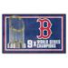 Red 71 x 44 x 0.5 in Area Rug - FANMATS Boston Sox Nylon | 71 H x 44 W x 0.5 D in | Wayfair 36027