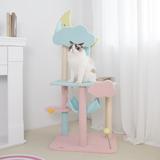 Tucker Murphy Pet™ 55" Starry Sky Cat Tree for Indoor, Stable Multi-Level Cat Tower | 55.1 H x 23.6 W x 17.7 D in | Wayfair