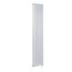 Milano Windsor - 1500W Traditional White Cast Iron Style Vertical Triple Column Electric Radiator with Touchscreen Wi-Fi Thermostat and Chrome Cable Cover - 1800mm x 380mm