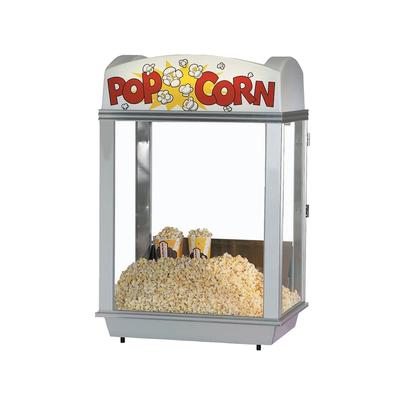 Gold Medal 2016 Pop-A-Lot Popcorn Warmer w/ Illuminated Yellow Dome, 120v