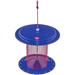 Birds Choice 9.5" Color Pop Collection Tube Bird Feeder Metal in Blue/Indigo | 9.5 H x 10.5 W x 10.5 D in | Wayfair CPMM-BF