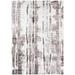 Brown/White 108 x 72 x 0.25 in Area Rug - Bokara Rug Co, Inc. Rectangle Hand-Knotted Viscose Area Rug in Beige/White Viscose | Wayfair