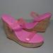 Jessica Simpson Shoes | Jessica Simpson Size 7.5 M Tumile Pink Wedge Heel Sandals New Women's Shoes | Color: Pink | Size: 7.5