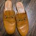 Gucci Shoes | Gucci Womens Horse Bit Mule Loafer Slip On Preworn Calf Skin Broken In 38.5 | Color: Tan | Size: 8.5