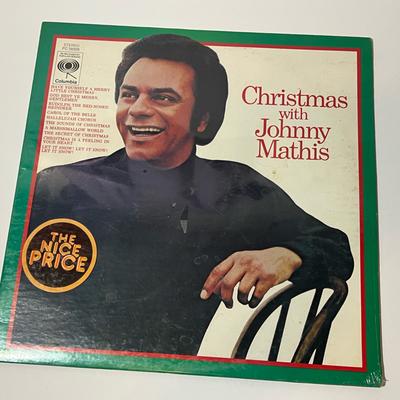 Columbia Media | Johnny Mathis - Christmas With Johnny Mathis - New Vinyl Record Lp | Color: Green/Red | Size: Os