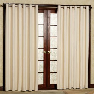 Weathermate Grommet Curtain Pair, 80 x 95, White