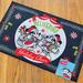 Disney Accents | Disney Santa Mickey Mrs Claus Minnie Delivering Cheer Christmas Floor Doormat | Color: Black/Red | Size: Os