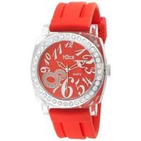 Tocs Women's 40320 Analog Round Glitz Ruby Red Watch