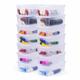 Iris Ohyama, Storage Boxes with Lids, Plastic Storage Box with Lid, Stackable, 5L/14Pack, BPA Free, Clear, W34 x D19 x H11cm, MCB-5