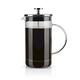 BEEM - French Press Coffee Maker, Stainless Steel, Heat Resistant Glass, Cafetiere 4-6 Cups