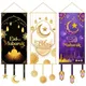 Bannière de décoration pour l'Aïd Moubarak décor pour la maison du Ramadan Kareem décor de fête