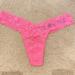 Victoria's Secret Intimates & Sleepwear | Brand New Victoria’s Secret Pink Panties With Embellishment - One Size | Color: Pink | Size: Os