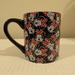 Disney Dining | +Disney Minnie Mouse All Over Print Black 14 Oz Ceramic Coffee Mug Polkadot Bows | Color: Black/Red | Size: 14 Oz