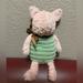 Disney Toys | Disney Piglet Plush Classic Pooh Soft Fluffy Pastel Pink & Green Baby Toy 2017 | Color: Green/Pink | Size: Osbb